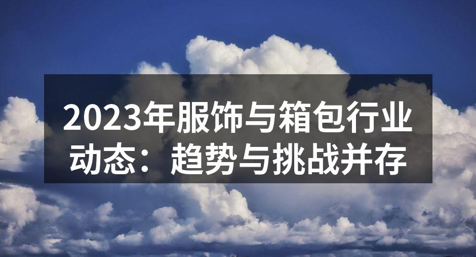 服饰行业的数字化转型